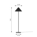 Louis Poulsen ルイスポールセン Keglen Floor Black 黒 D2W【正規品】 【送料無料】　ルイスポールセン、レクリントなどの北欧照明、アルテミデ、フロスなどのデザイナーズ照明、イサムノグチの和風照明を通販します。照明器具を販売するネットショップ！送料無料！