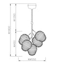≪当店在庫あり≫KP1305 Bouquet 5 LE KLINT レ・クリント シャンデリア 5つの標準シェード付【正規品】 3年保証