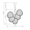 KP1305L Bouquet 5L LE KLINT レ・クリント シャンデリア 5つの標準シェード付【正規品】 3年保証