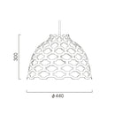 ≪特典付≫LC Shutters White  Louis Poulsen (ルイスポールセン) 「LCシャッターズ」ホワイト 光沢なし [天井照明/ペンダントライト/北欧照明/デザイナーズ/輸入] 【LC Shutters White】 ★和紙ノートプレゼント