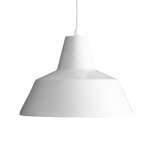 ワークショップランプ ラージ ホワイト ペンダントライト MADE BY HAND（メイド バイ ハンド） / The workshop lamp /Large White 3年保証