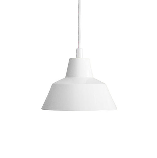 ワークショップランプ スモール ホワイト ペンダントライト MADE BY HAND（メイド バイ ハンド） / The workshop lamp /Small White 3年保証