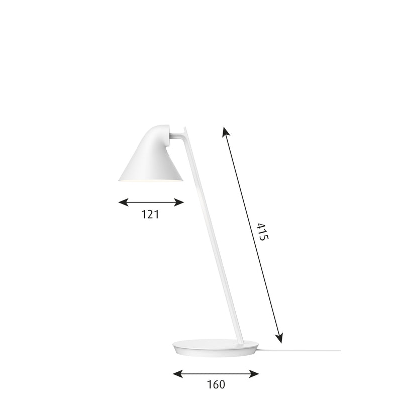 ルイスポールセン Louis Poulsen NJP Mini Table ホワイト テーブルランプ NJP ミニ テーブル ベース式【正規品】 【送料無料】　ルイスポールセン、レクリントなどの北欧照明、アルテミデ、フロスなどのデザイナーズ照明、イサムノグチの和風照明を通販します。照明器具を販売するネットショップ！送料無料！