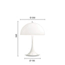 ≪特典付≫Louis Poulsen ルイスポールセン パンテラ ポータブル 250 オパールホワイト Panthella 250 Portable Opal White テーブルライト【正規品】【送料無料】3年保証