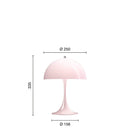 Louis Poulsen ルイスポールセン パンテラ250 テーブル ペールローズ Panthella 250 Table Pale Rose テーブルランプ【正規品】【送料無料】3年保証 ルイスポールセン、レクリントなどの北欧照明、アルテミデ、フロスなどのデザイナーズ照明、イサムノグチの和風照明を通販します。照明器具を販売するネットショップ！送料無料！