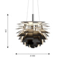 PH Artichoke アーティチョーク φ480 ブラック(黒) 3000K ルイスポールセン Louis Poulsen 　ルイスポールセン、レクリントなどの北欧照明、アルテミデ、フロスなどのデザイナーズ照明、イサムノグチの和風照明を通販します。照明器具を販売するネットショップ！送料無料！