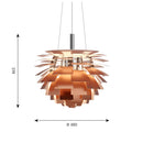 PH Artichoke アーティチョーク φ480 Copper(銅) 3000K ルイスポールセン Louis Poulsen 　ルイスポールセン、レクリントなどの北欧照明、アルテミデ、フロスなどのデザイナーズ照明、イサムノグチの和風照明を通販します。照明器具を販売するネットショップ！送料無料！