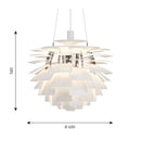 PH Artichoke アーティチョーク φ600 ホワイト(白) 3700K ルイスポールセン Louis Poulsen 　ルイスポールセン、レクリントなどの北欧照明、アルテミデ、フロスなどのデザイナーズ照明、イサムノグチの和風照明を通販します。照明器具を販売するネットショップ！送料無料！