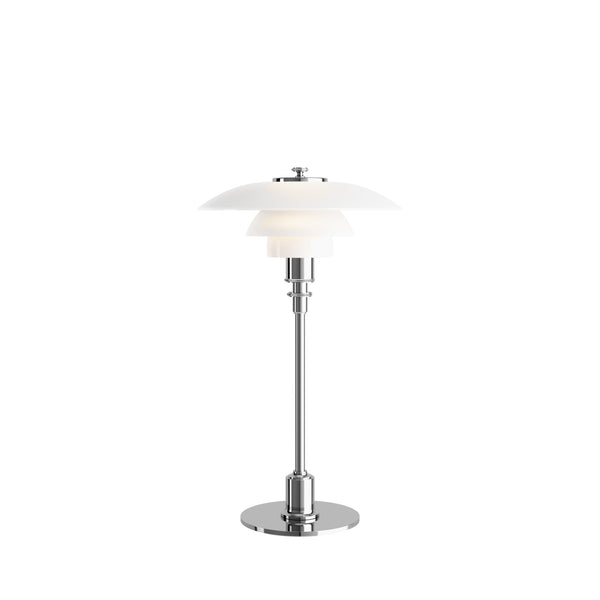 Louis Poulsen ルイスポールセン テーブルスタンド PH 2/1 Table Lamp テーブルランプ　シルバー・クローム【正規品】【送料無料】