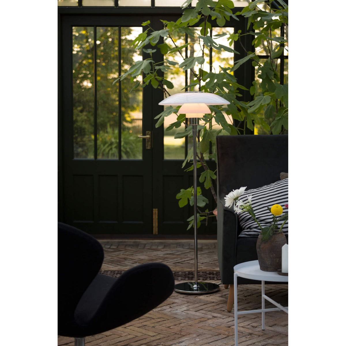 PH 4 1/2-3 1/2 グラスフロア フロアランプ Louis Poulsen ルイス