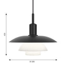 Louis Poulsen ルイスポールセン PH 5/5 ペンダント メタル+乳白ガラス PH 5/5Whole Numbers Metal/Glass ペンダントライト【正規品】【送料無料】3年保証 ルイスポールセン、レクリントなどの北欧照明、アルテミデ、フロスなどのデザイナーズ照明、イサムノグチの和風照明を通販します。照明器具を販売するネットショップ！送料無料！