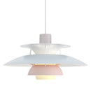 ルイスポールセン Louis Poulsen PH 5 パステル オイスター・ブルー・ローズ ペンダントライト ルイスポールセン、レクリントなどの北欧照明、アルテミデ、フロスなどのデザイナーズ照明、イサムノグチの和風照明を通販します。照明器具を販売するネットショップ！送料無料！