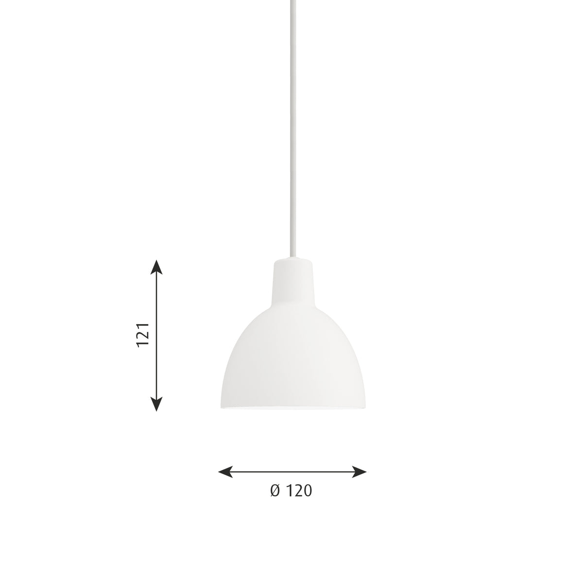 トルボー ペンダント / Φ120 ホワイト ペンダントライト Louis Poulsen ルイスポールセン 正規品｜LaVita 住まいの照明  ラ・ヴィータ