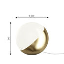 ≪特典付≫Louis Poulsen ルイスポールセン テーブル/フロアライト VL Studio Table/Floor 250 Brass (真鍮/無塗装)【正規品】 ★プレゼント付 3年保証